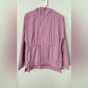 Champion Women’s Hooded Windbreaker Lilac Jacket Full Zip Size X-Small